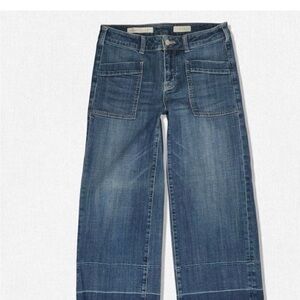 Anthropologie Pilcro Indigo Wide Flare Leg Jeans Size 29